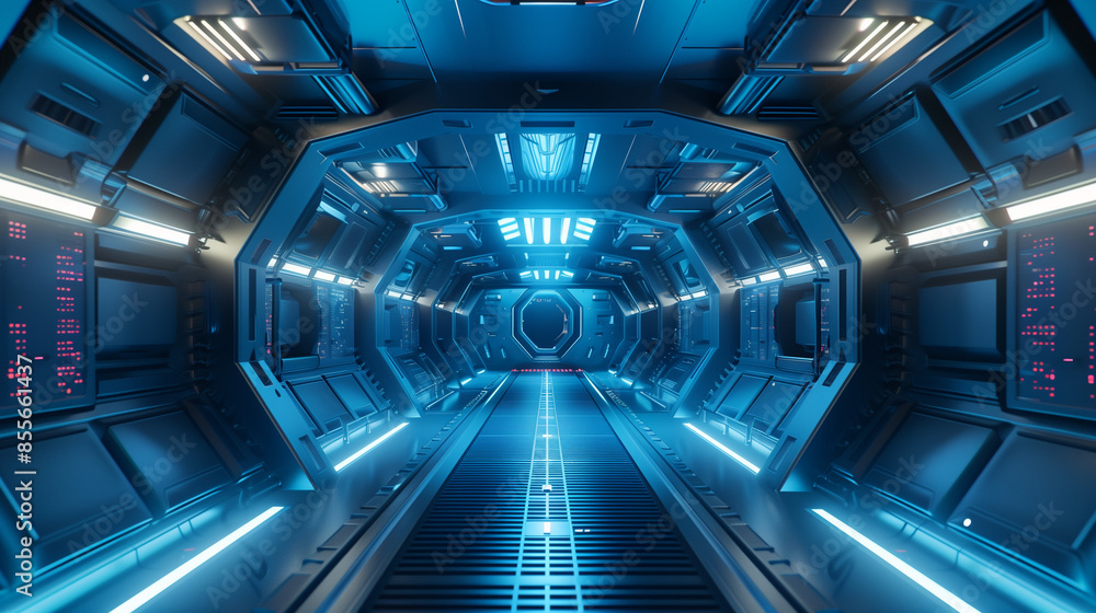 In the chillingly futuristic interior of an alien spaceship, there are dark corridors with unusual architecture. The lack of traditional elements and unknown technologies add disturbing tension. In the chillingly futuristic interior of an alien spaceship, there are dark corridors with unusual architecture. The lack of traditional elements and unknown technologies add disturbing tension.
