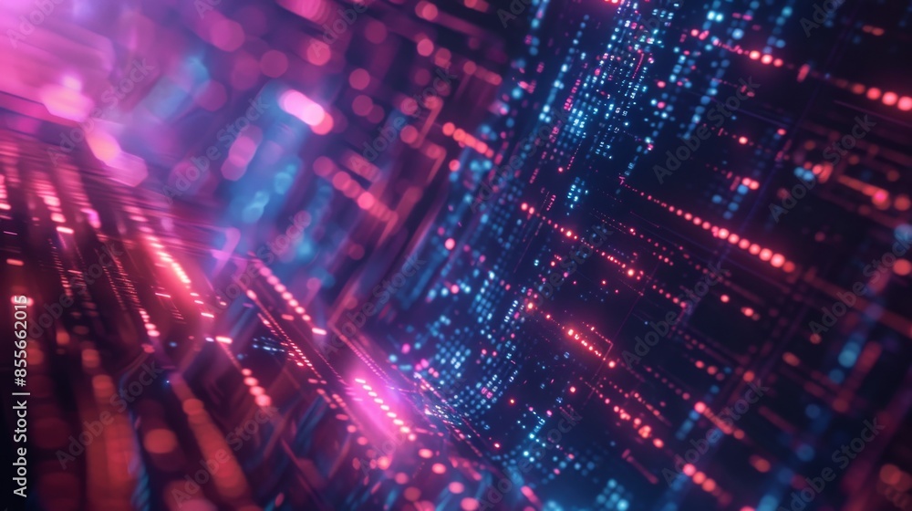 Binary code background illustration generated by ai Binary code background illustration generated by ai