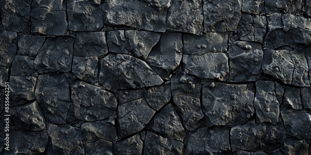 Obraz premium Dramatic Textured Old Rock Wall Background