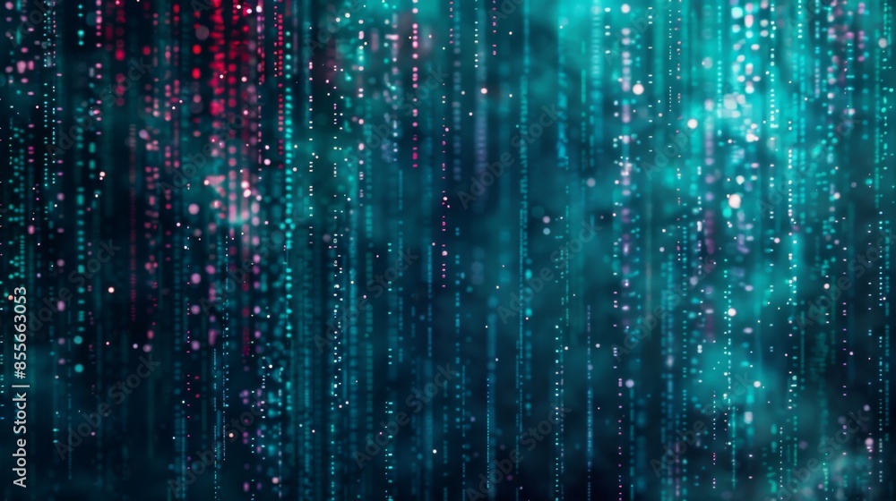 Binary code background illustration generated by ai Binary code background illustration generated by ai