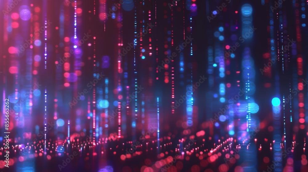 Binary code background illustration generated by ai Binary code background illustration generated by ai