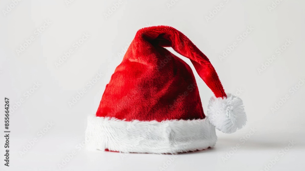 Christmas santa hat illustration generated by ai Christmas santa hat illustration generated by ai