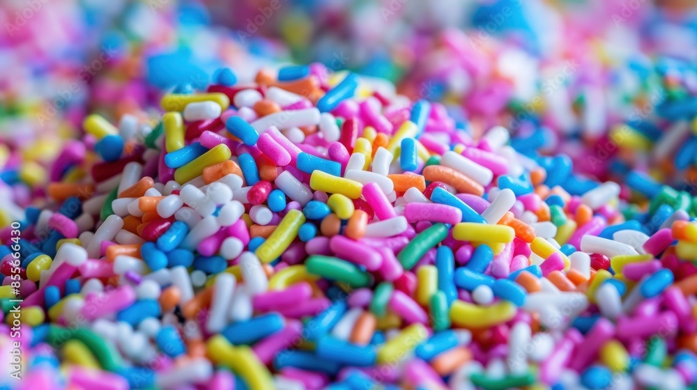 Closeup of Multicolored Sprinkles Closeup of Multicolored Sprinkles