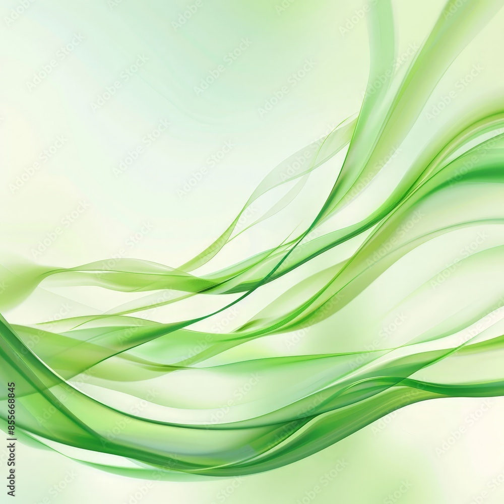 Fototapeta premium Modern Colorful Curvy Waves Background