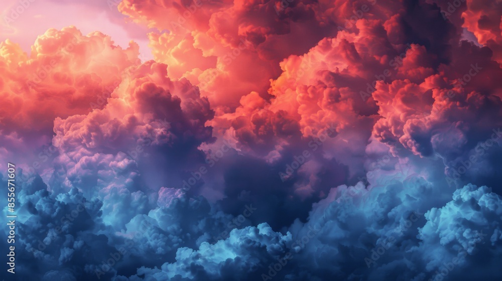 Clouds sky background illustration generated by ai Clouds sky background illustration generated by ai