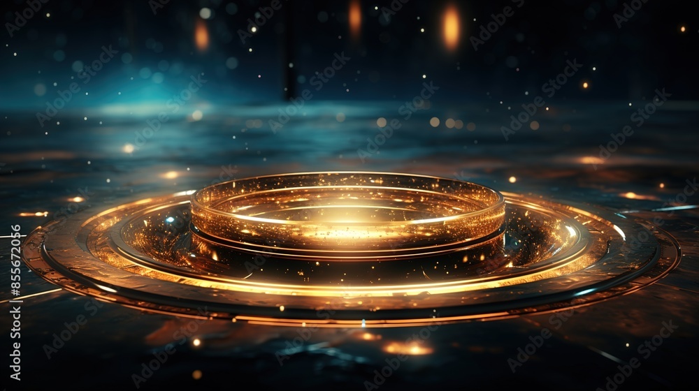 Obraz premium fountain at night