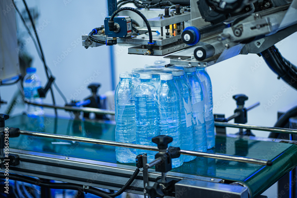 Smart robot arm system for innovative warehouse and factory digital technology . Automation manufacturing robot controlled by industry engineering using IOT Smart robot arm system for innovative warehouse and factory digital technology . Automation manufacturing robot controlled by industry engineering using IOT