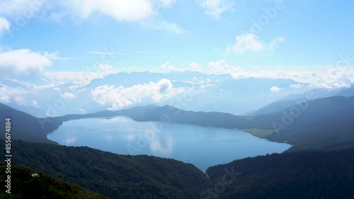 Landscape view of rara lake in Mugu, Nepal. photo