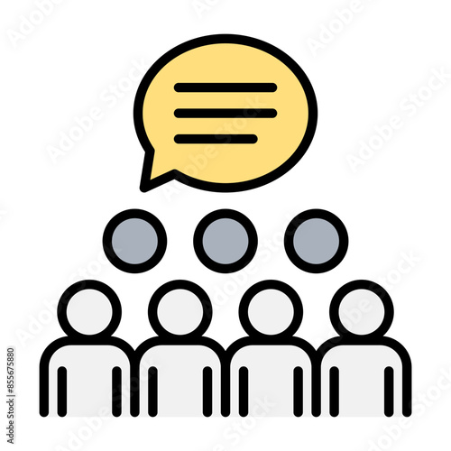 Talking, speaking icon