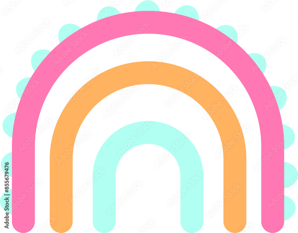Colorful rainbow element background. Colorful rainbow element background.
