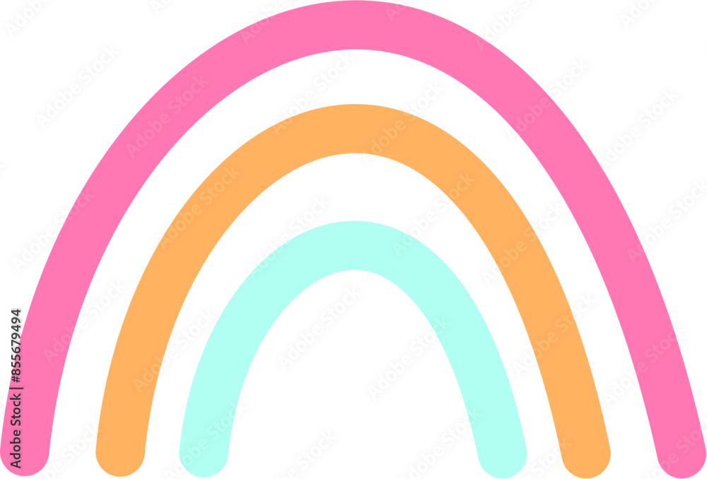 Obraz premium Colorful rainbow element background.