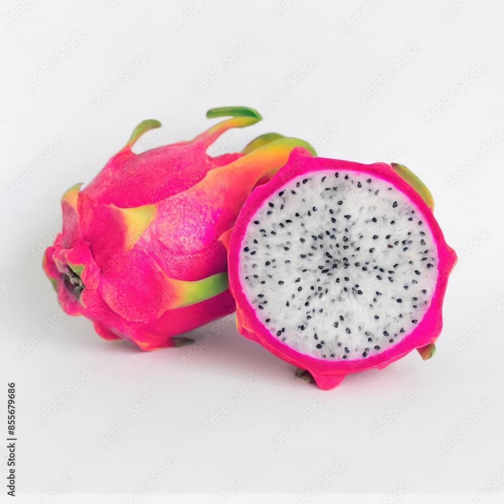 Dragon fruit isolated on white background Dragon fruit isolated on white background