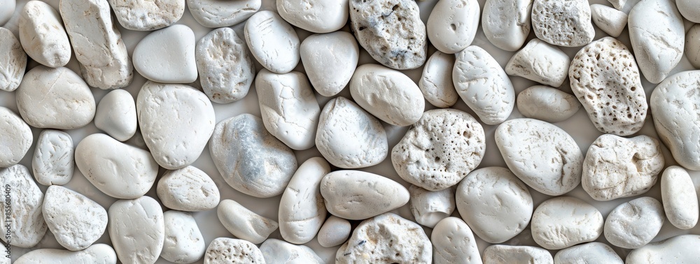 A close up of white rocks with a gray background A close up of white rocks with a gray background