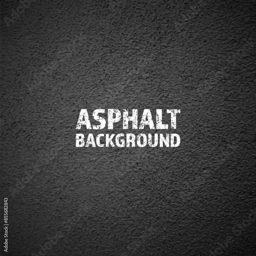 Asphalt road texture, concrete highway surface. Pattern with grainy structure, grunge stone background. Vector illustration
