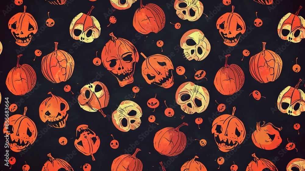 Halloween pattern wallpaper Halloween pattern wallpaper