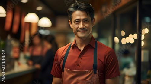 Smile with Every Sip – Friendly Waiter at Your Favorite Coffee Shop