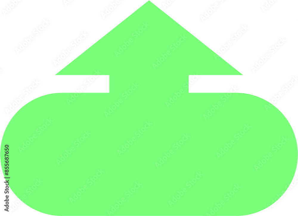 Arrow bubble frame green shape. Arrow bubble frame green shape.