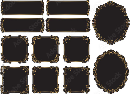 アンティーク　ビンテージ　フレーム飾り枠
