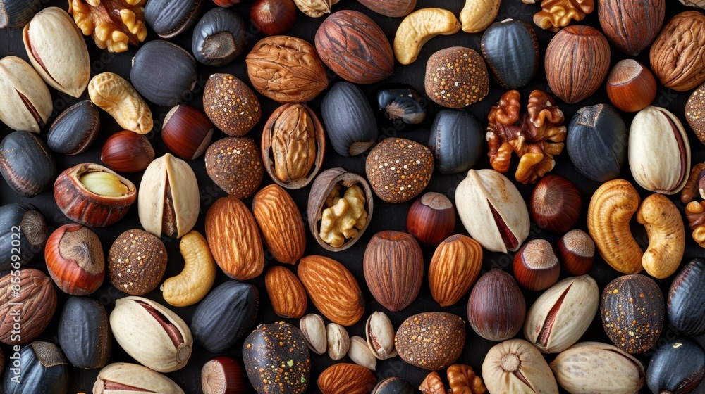 A Colorful Medley of Nuts and Seeds A Colorful Medley of Nuts and Seeds
