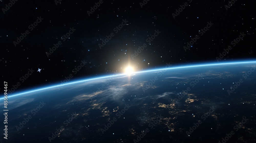 planet in space planet in space
