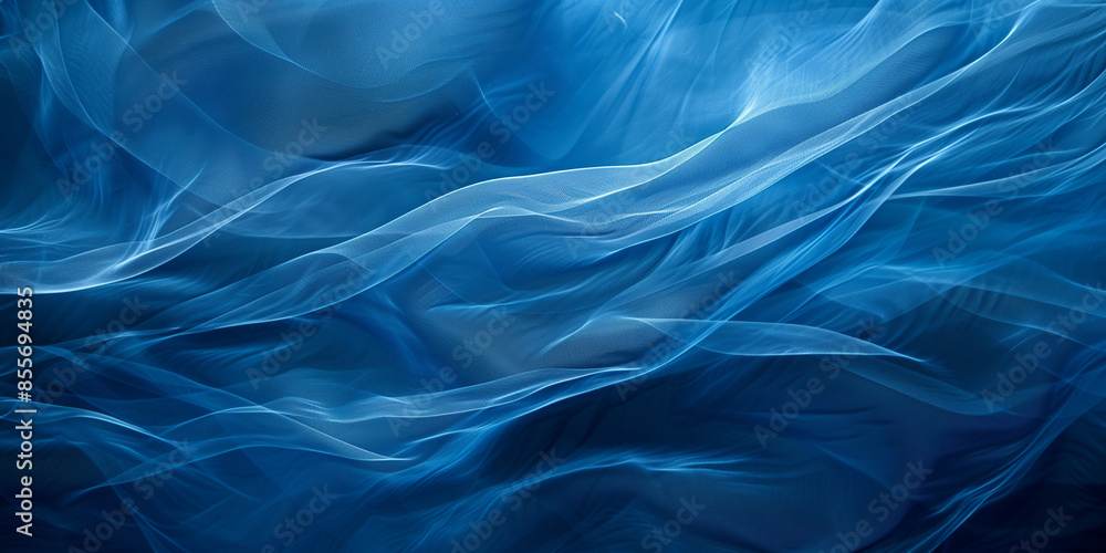 Fototapeta premium A blue abstract texture or background perfect for adding copy space to an image