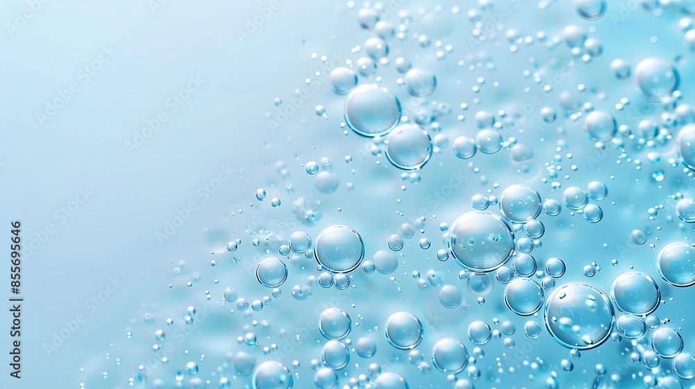 Light blue background, bubbles on the surface of milk texture, high resolution, foamy photo background Light blue background, bubbles on the surface of milk texture, high resolution, foamy photo background