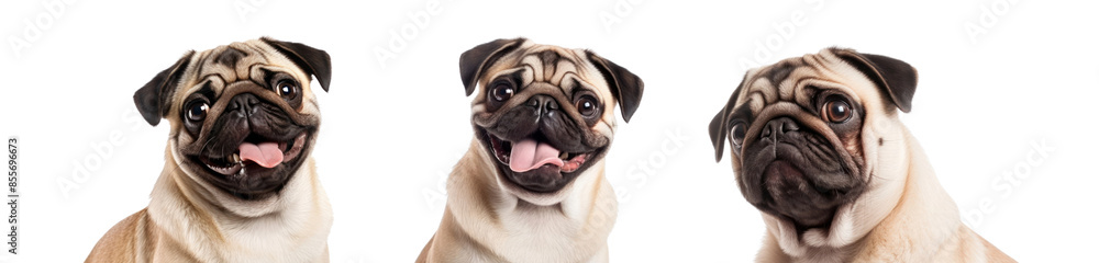 Cute animal png element set on transparent background Cute animal png element set on transparent background