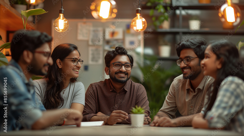 Group of people sitting around a table Group of people sitting around a table