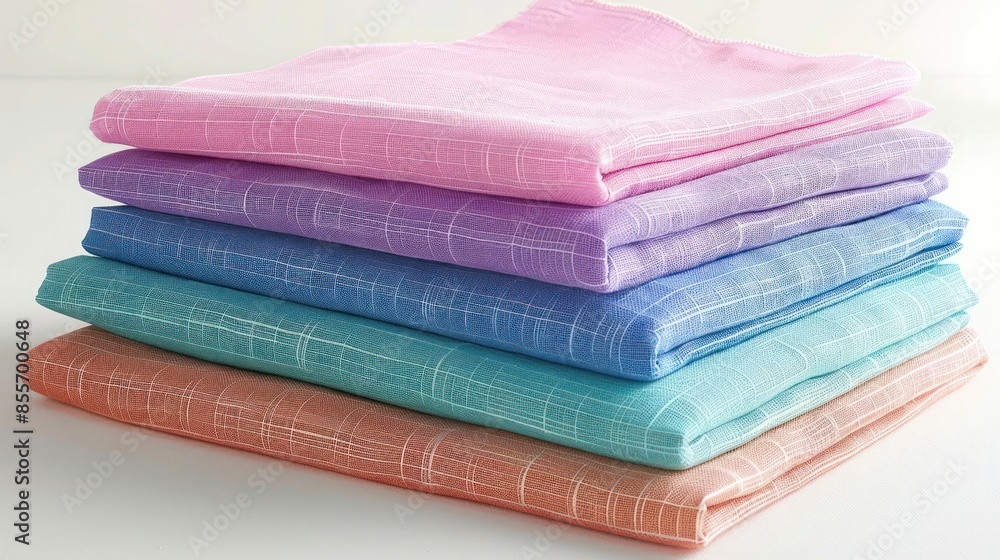 Stacked cotton fabrics bright and airy feel Stacked cotton fabrics bright and airy feel