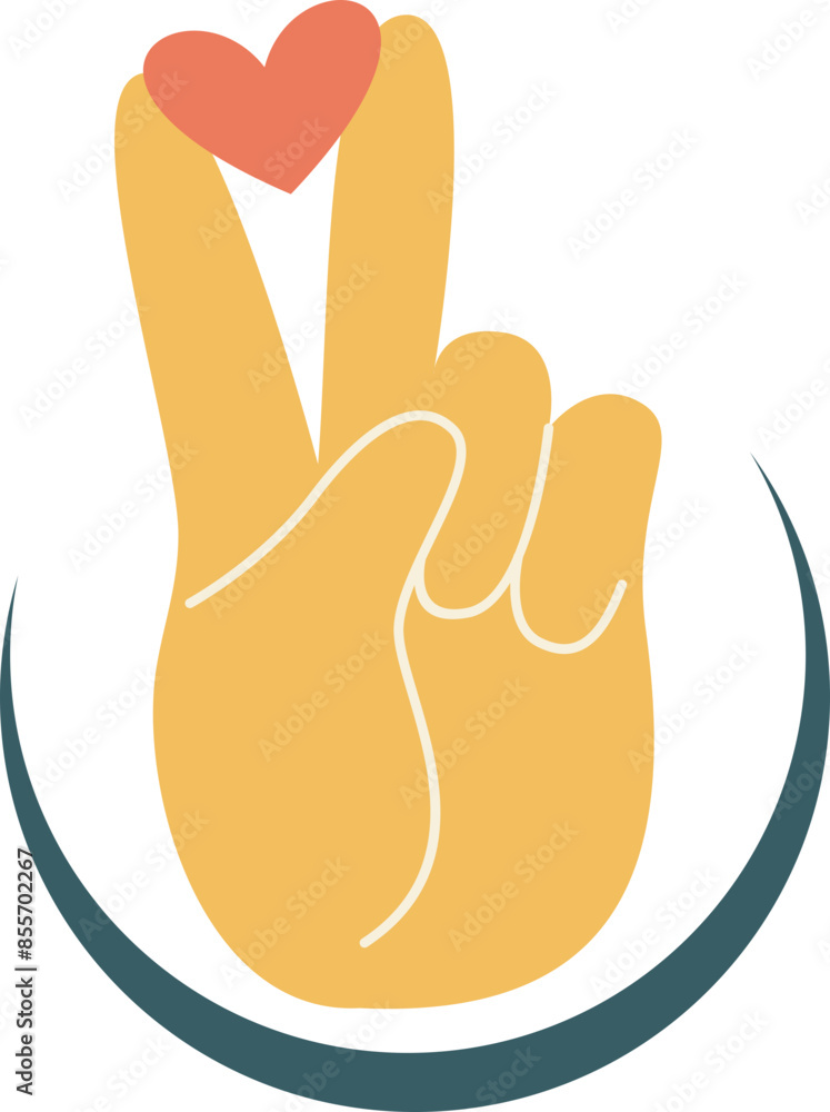 Obraz premium Peace Element Illustration Element