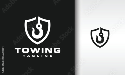hook towing shield logo