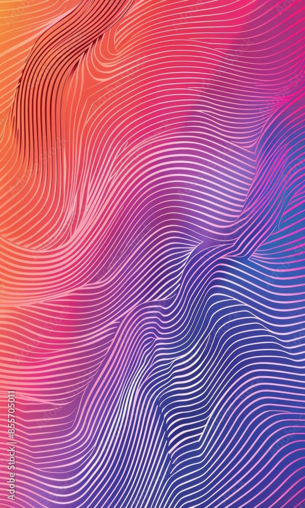 Abstract background with purple and blue gradient and flowing lines Abstract background with purple and blue gradient and flowing lines