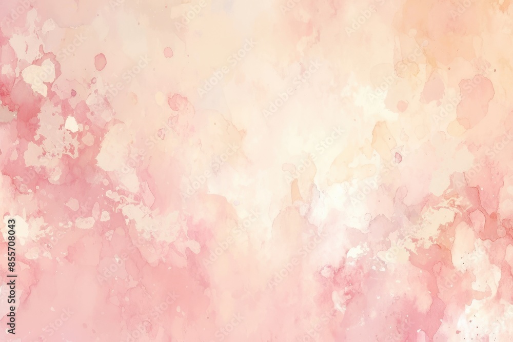 Abstract Watercolor Background with Soft Pink and Yellow Hues Abstract Watercolor Background with Soft Pink and Yellow Hues