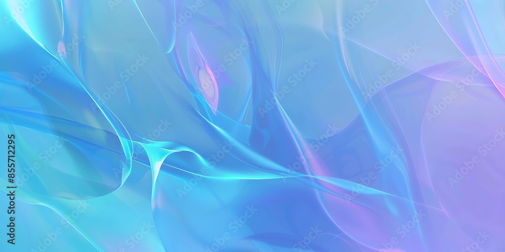 Blueish macro minimalist holographic background, smooth forms, shapeless, glass aspect ratio 2:1 , banner, website Blueish macro minimalist holographic background, smooth forms, shapeless, glass aspect ratio 2:1 , banner, website