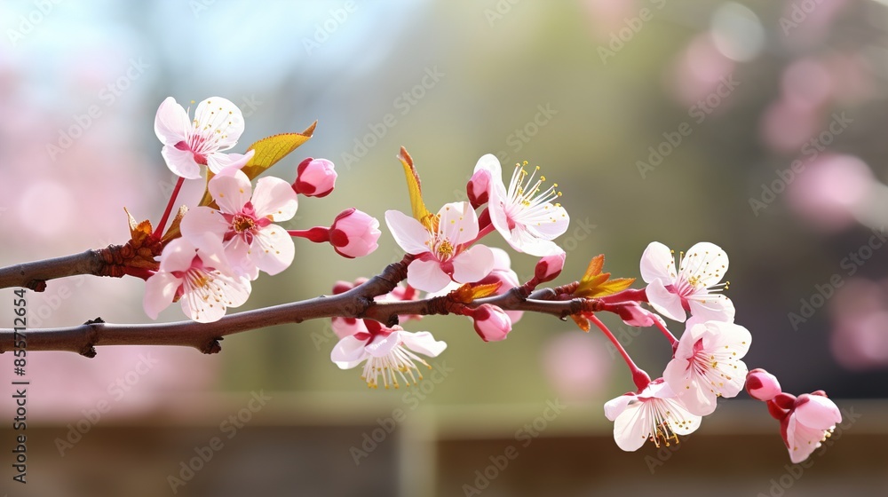 Obraz premium pink cherry blossom