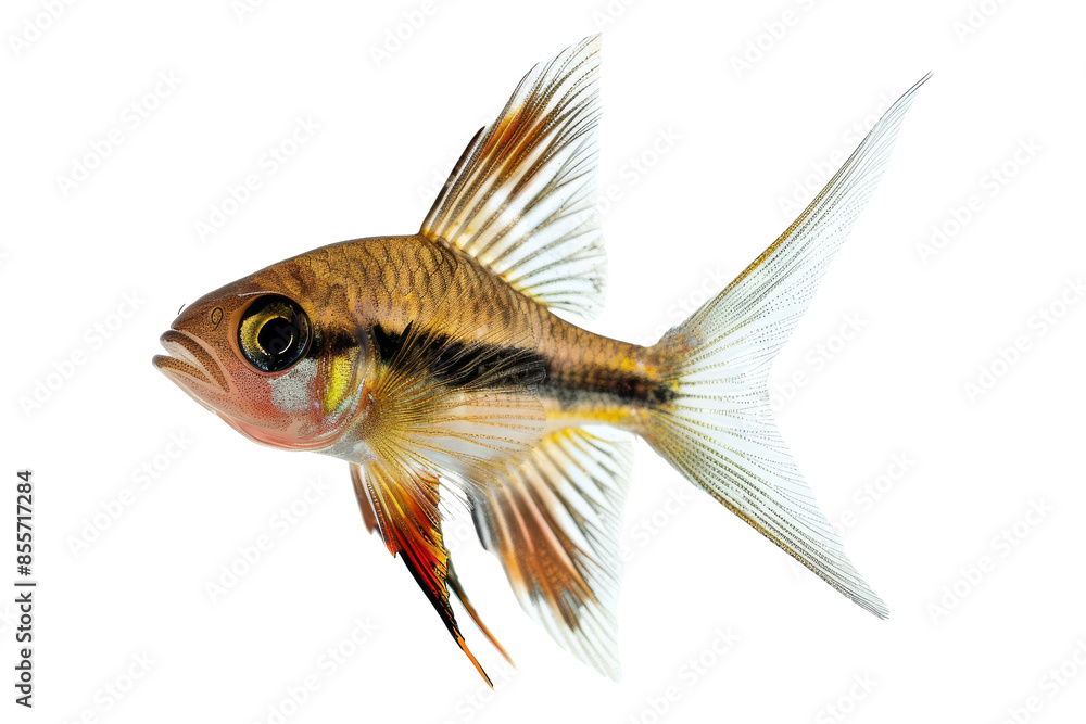 Fototapeta premium Colorful Fish isolated on white background