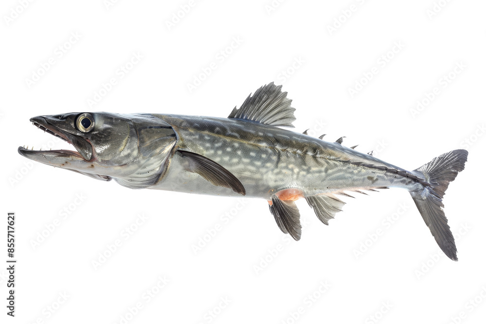 Naklejka premium Barracuda Fish isolated on white background