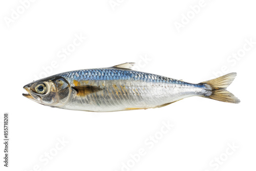 Fresh whole raw fish isolated on white background