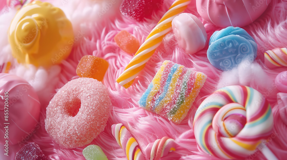 pink candy on background pink pink candy on background pink