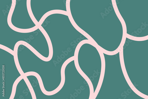 Abstract line wallpaper. Abstract vector. Simplicity. Backdrop. Gift wrap.Postcard. Graphic design. Multicolour. Fabric. Decorative. Yellow and Pink and Green colours.Wave pattern. Ornament. Dynamic. 