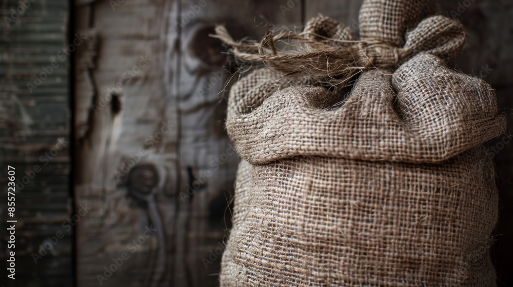 Close-up of a Burlap Sack Close-up of a Burlap Sack