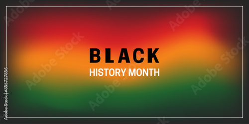 Black history month vector banner, background. Holiday concept template design for poster, card, flyer, label