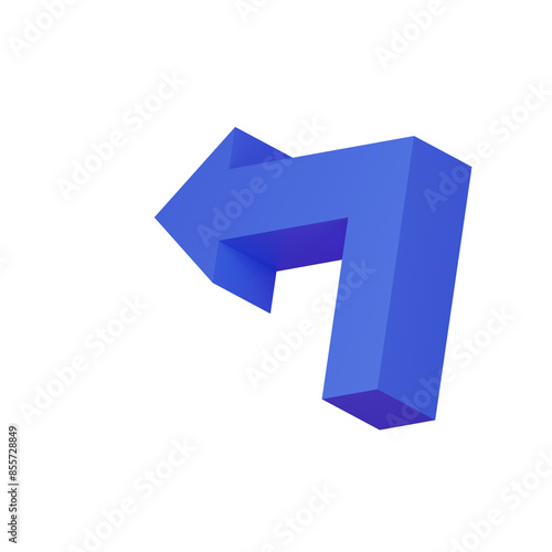 Turn left arrow