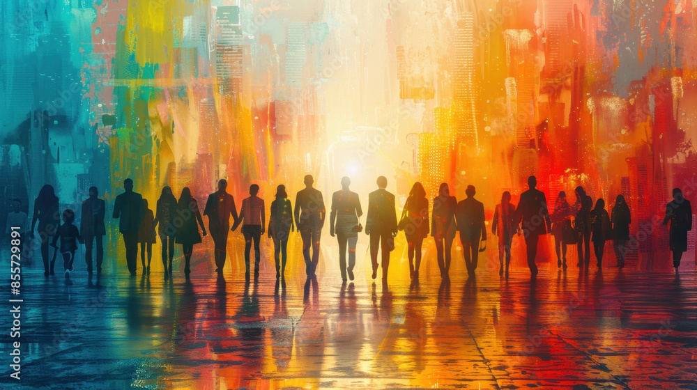 Business People Walking Commuter Cityscape Urban Scene Teamwork Collaboration Concept Business People Walking Commuter Cityscape Urban Scene Teamwork Collaboration Concept