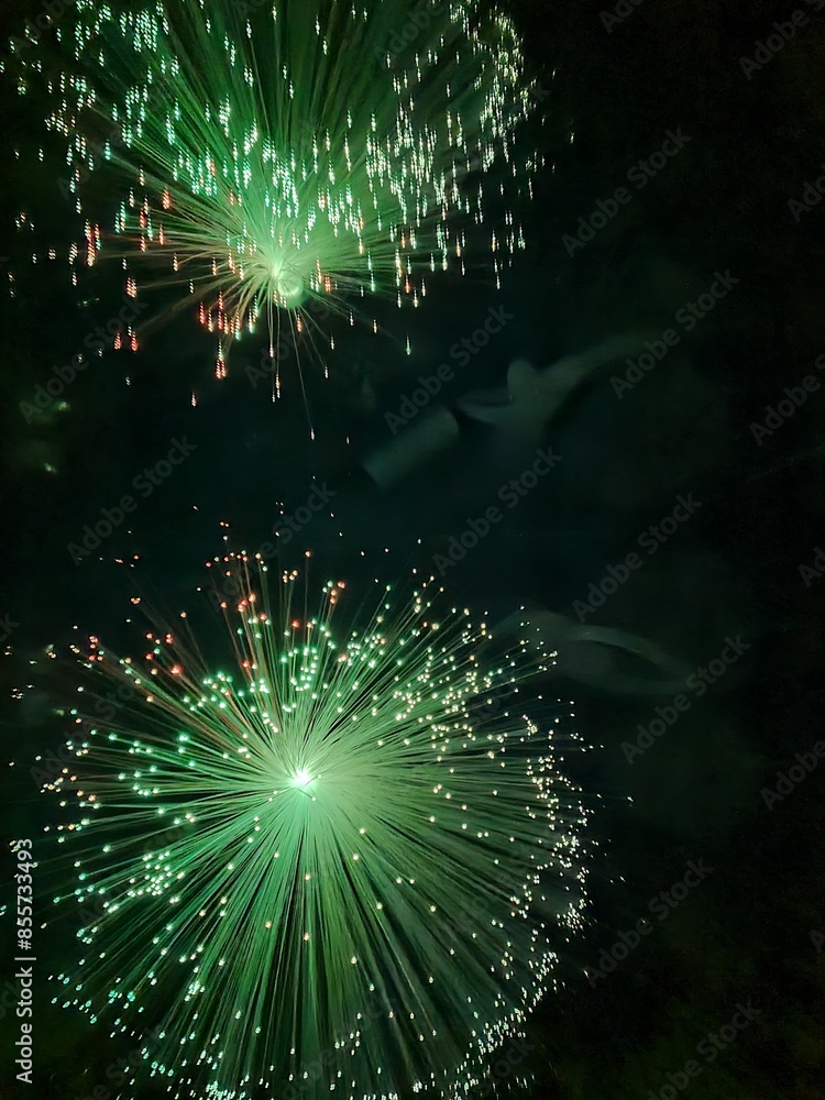 Fototapeta premium Optical fiber details, abstract background