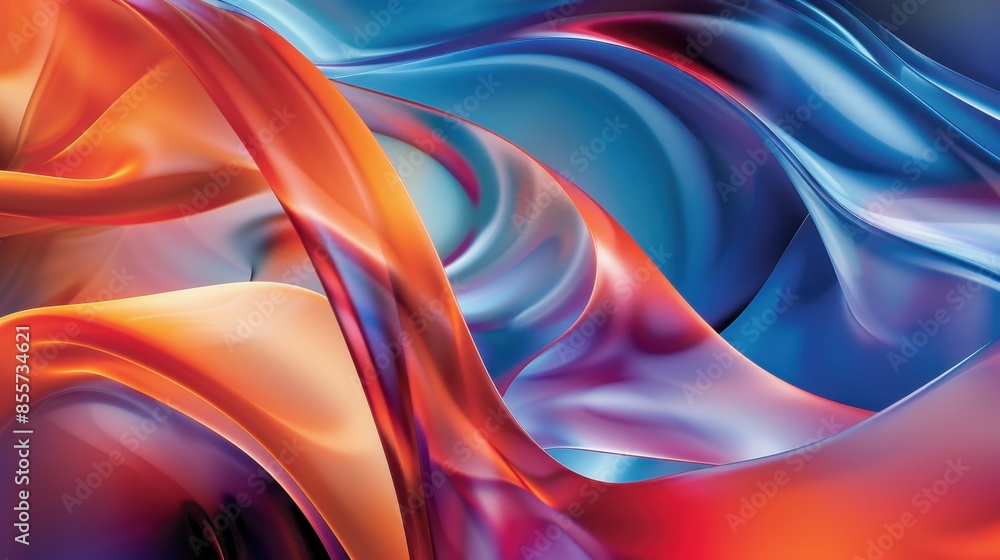 Abstract Fluid Art, A Symphony of Color Abstract Fluid Art, A Symphony of Color