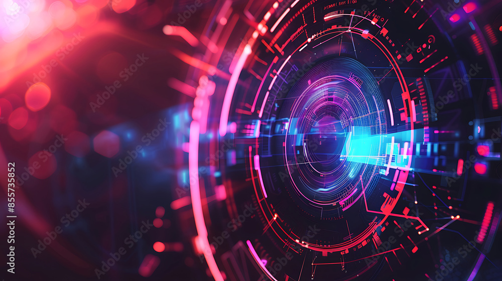 Fototapeta premium tech background