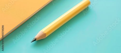 Close up of yellow note pad...