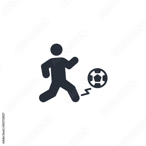 Soccer ball icon. vector.Editable stroke.linear style sign for use web design,logo.Symbol illustration.