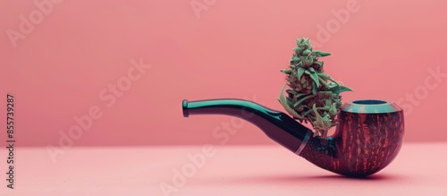Weed and Pot with Pipe. Mar...